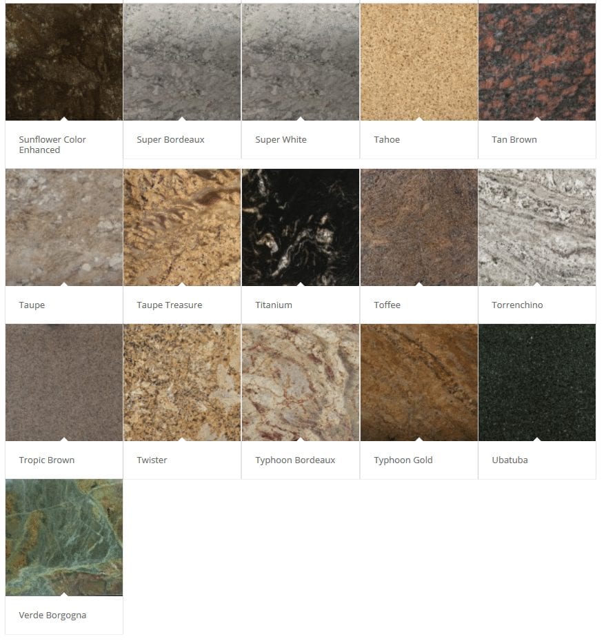 pittsburgh granite colors