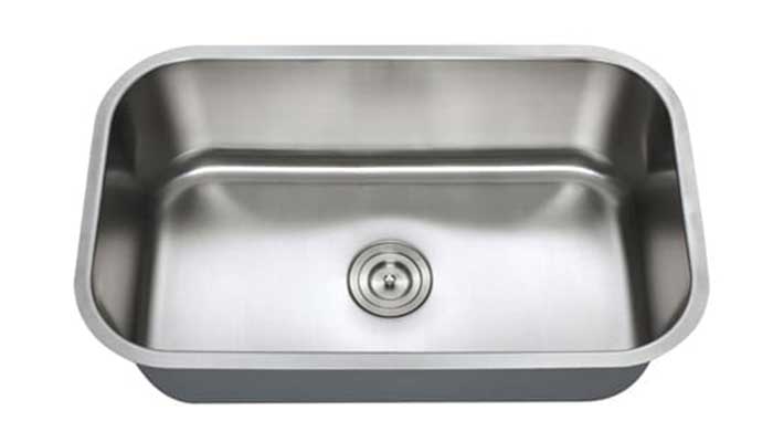 SIS-105-16 URSA – Big single bowl stainless steel kitchen sink