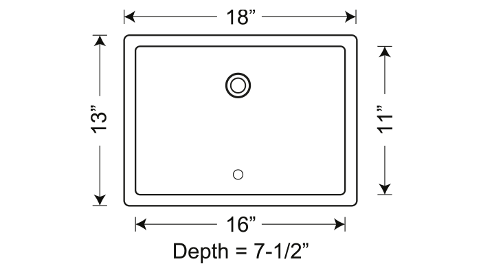 SIS-1611 CHARA – Lavatory sink