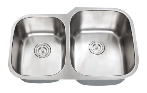 SIS-201R-16 ORION – 1-3/4 Double bowl kitchen sink reverse 16 gauge reverse