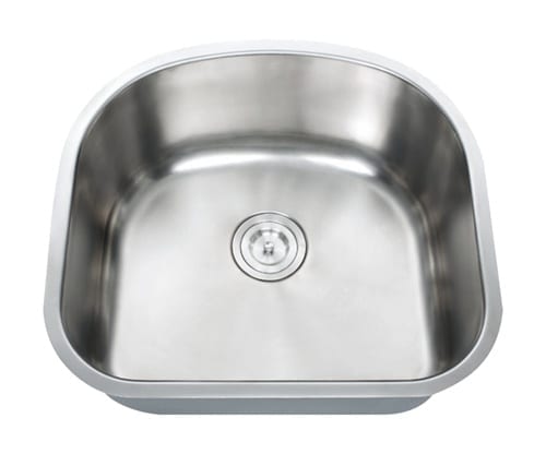 SIS-101-16 PEGASUS – Single bowl kitchen sink 16 gauge